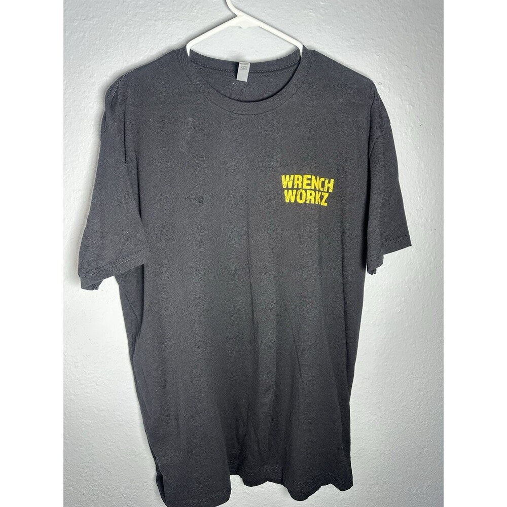 Wrench Works Women’s T-Shirt Size XL Dodge Cummins Black/Yellow